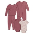thumbnail image 1 of Modern Moments by Gerber Baby Neutral Super Soft Viscose 5-Piece Gift Set, Sizes Newborn - 3/6 Months, 1 of 18