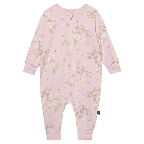 Modern Moments by Gerber Baby Neutral Super Soft Viscose Two-Way Zip Coverall, Sizes Newborn - 24 Months