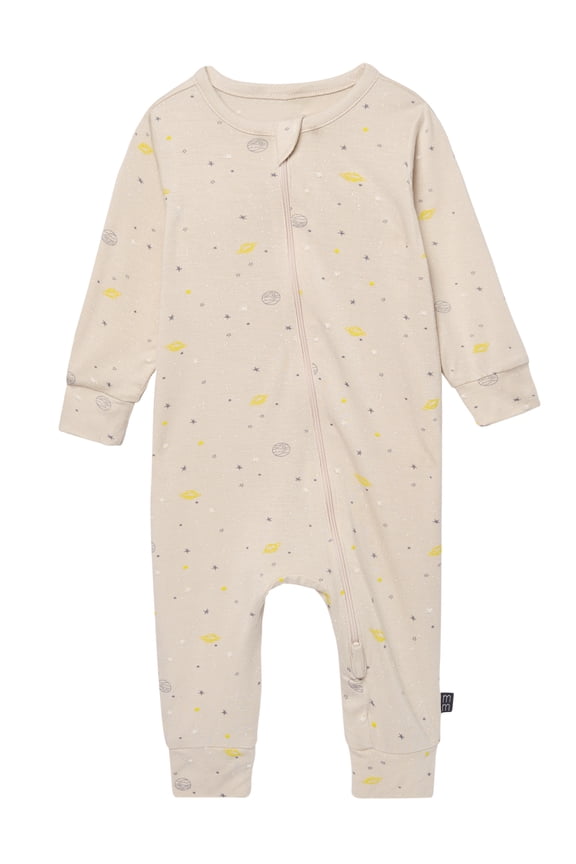 by Gerber Baby Neutral Super Soft Viscose Two-Way Zip Coverall, Sizes Newborn - 24 Months