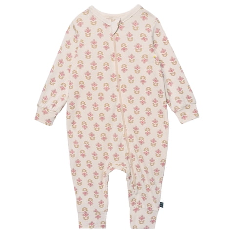 Modern Moments by Gerber Baby Neutral Super Soft Viscose Two-Way Zip Coverall, Sizes Newborn - 24 Months