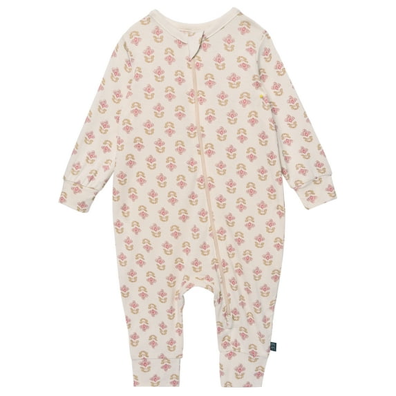 Modern Moments by Gerber Baby Neutral Super Soft Viscose Two-Way Zip Coverall, Sizes Newborn - 24 Months