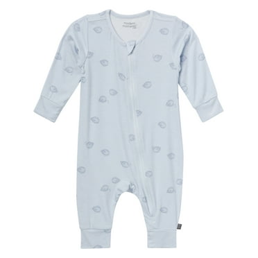 Modern Moments by Gerber Baby Neutral Super Soft Long Sleeve Coverall With Mitten Cuff, Sizes Newborn - 12 Months