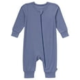 thumbnail image 1 of Modern Moments by Gerber Baby Neutral Super Soft Viscose Long Sleeve Coverall With Mitten Cuff, Sizes Newborn - 12 Months, 1 of 7