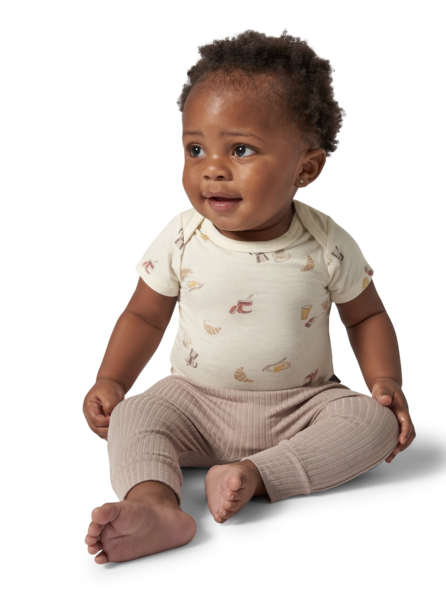 Modern Moments by Gerber Baby Neutral Super Soft Viscose Pants, 2-Pack, Sizes Newborn - 12 Months