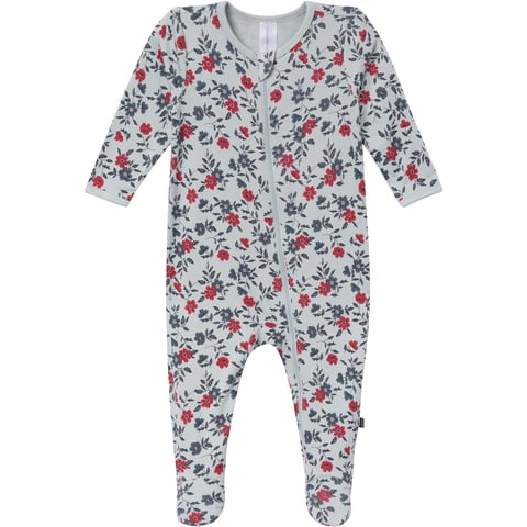 Modern Moments by Gerber Baby Neutral Viscose Patriotic Americana Two-Way Zip Sleep 'N Play Footed Pajamas, Sizes Newborn - 6/9 Months