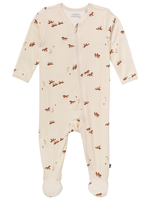 by Gerber Gender Neutral Super Soft Viscose Sleep 'N Play, Sizes Newborn - 6/9 Months