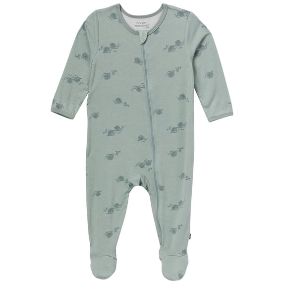 Modern Moments by Gerber Gender Neutral Super Soft Viscose Sleep 'N Play, Sizes Newborn - 6/9 Months