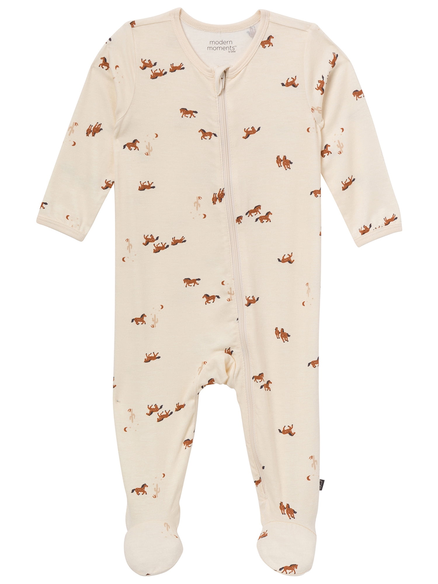 Modern Moments by Gerber Baby Neutral Super Soft Viscose Sleep N´Play With Mitten Cuff, Sizes Newborn - 6/9 Months