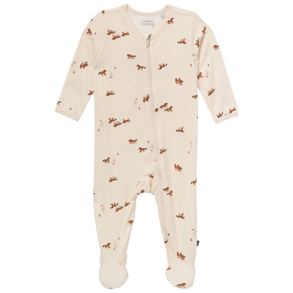 Modern Moments by Gerber Baby Neutral Super Soft Viscose Sleep N´Play With Mitten Cuff, Sizes Newborn - 6/9 Months