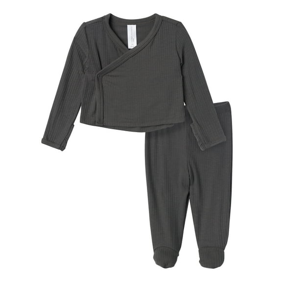 Modern Moments by Gerber Baby Neutral Super Soft Viscose Take Me Home Set, 2-Piece, Newborn - 3/6 Months