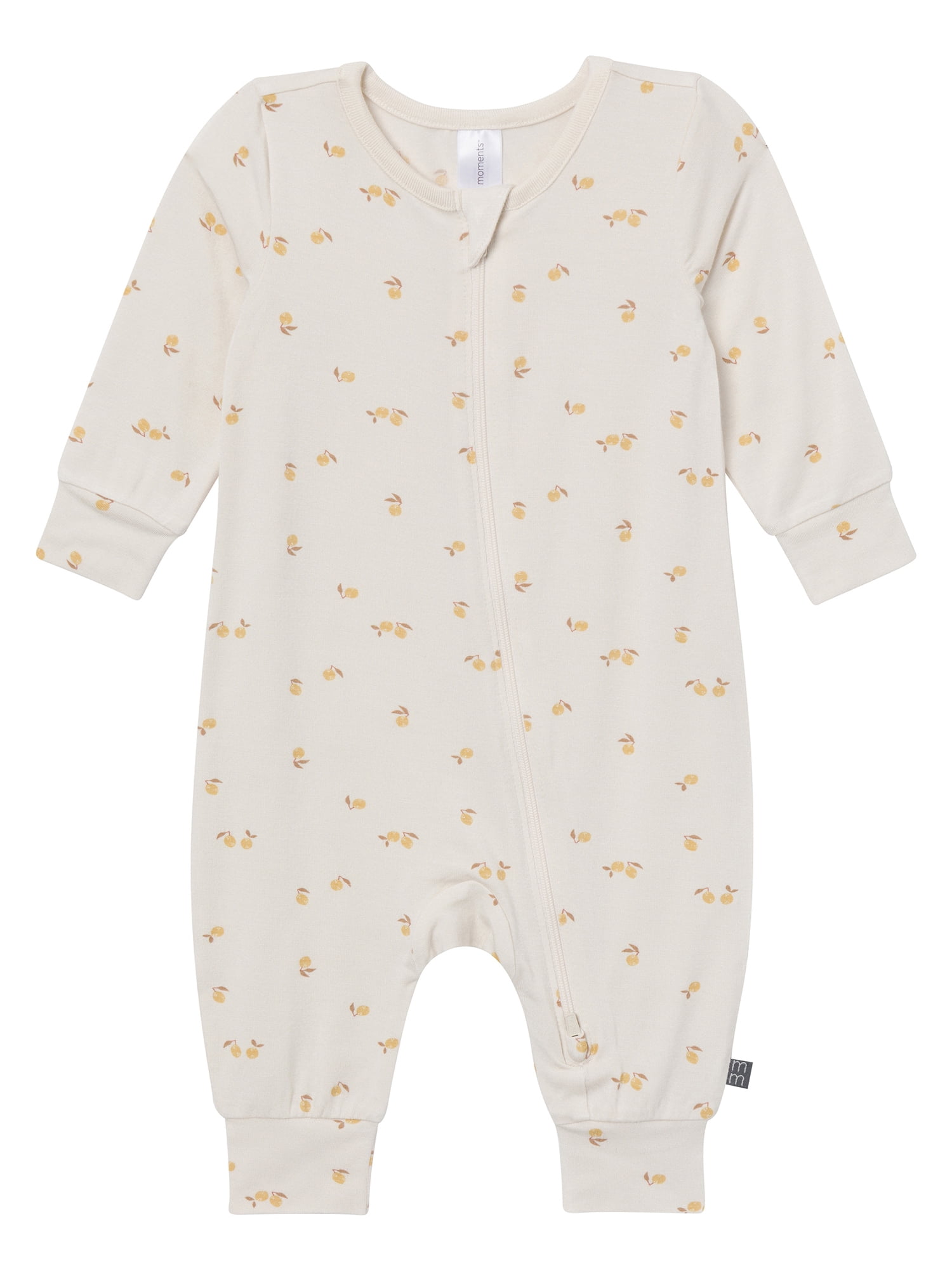 Modern Moments by Gerber Baby Neutral Super Soft Viscose Two-Way Zip Coverall, Sizes Newborn - 24 Months
