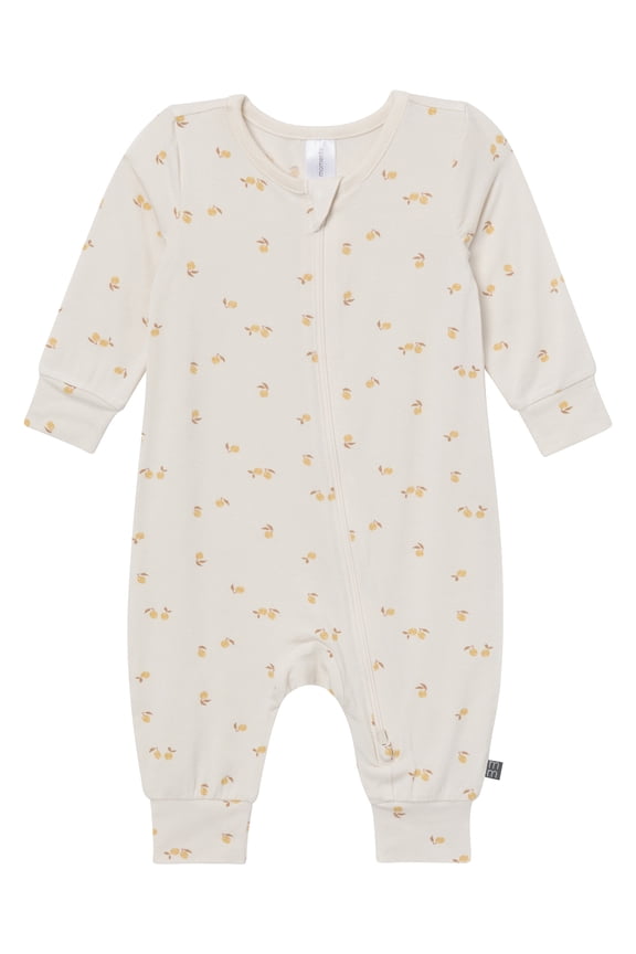 by Gerber Baby Neutral Super Soft Viscose Two-Way Zip Coverall, Sizes Newborn - 24 Months