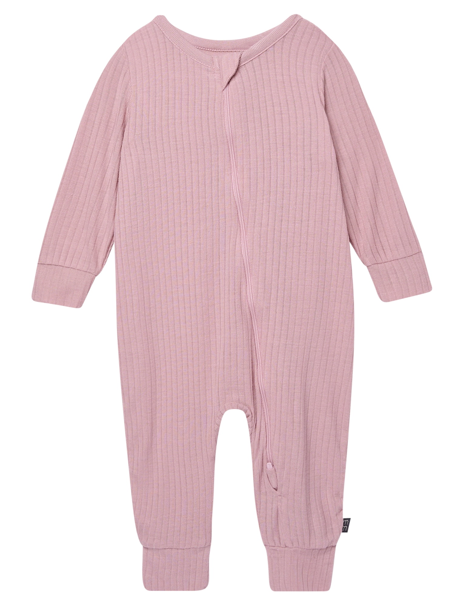 Modern Moments by Gerber Baby Neutral Super Soft Viscose Two-Way Zip Coverall, Sizes Newborn - 24 Months