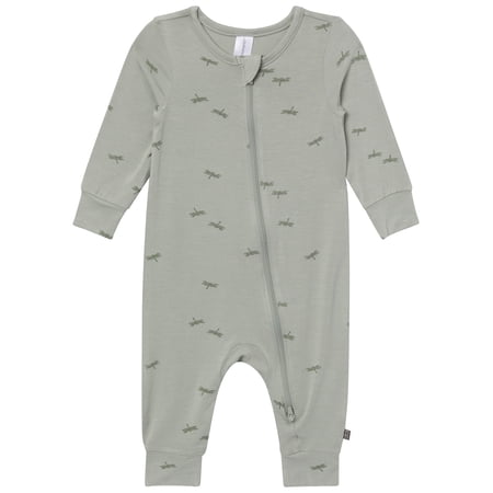 Modern Moments by Gerber Baby Neutral Super Soft Viscose Two-Way Zip Coverall, Sizes Newborn - 24 Months