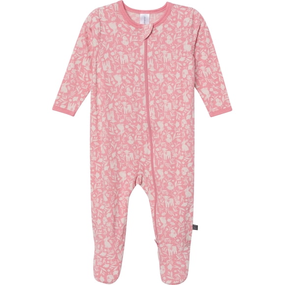 Modern Moments by Gerber Baby Neutral Viscose Easter Two-Way Zip Sleep 'N Play Footed Pajamas, Sizes Newborn - 6/9 Months