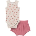thumbnail image 1 of Modern Moments by Gerber Baby Neutral Viscose Sleeveless Bodysuit and Short Outfit Set, 2-Piece, Sizes Newborn - 12 Months, 1 of 13