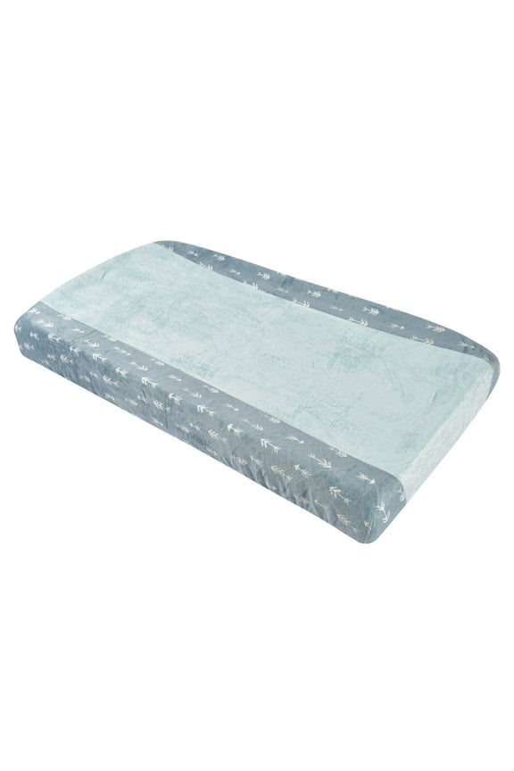 by Gerber Baby & Toddler Boys Plush Changing Pad Cover, Blue