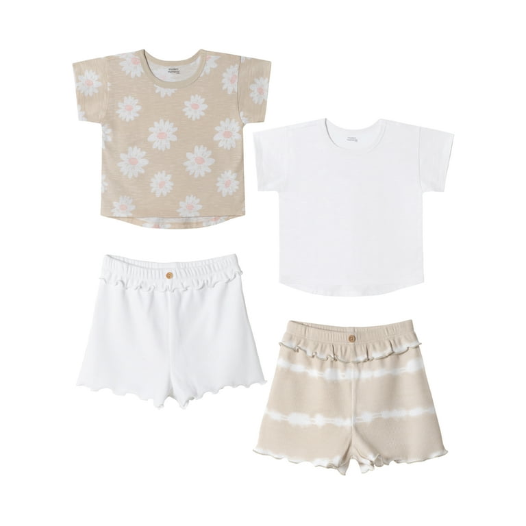 Modern Moments by Gerber Baby Toddler Girl Short Sleeve Tops