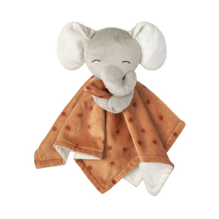 Modern Moments by Gerber Baby & Toddler Girl or Boy Gender Neutral Plush Security Blanket, Grey Elephant