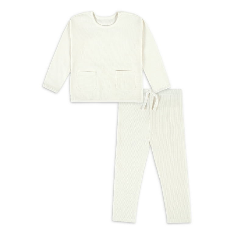 Modern Moments by Gerber Baby Toddler Girls Waffle Top Pant 2