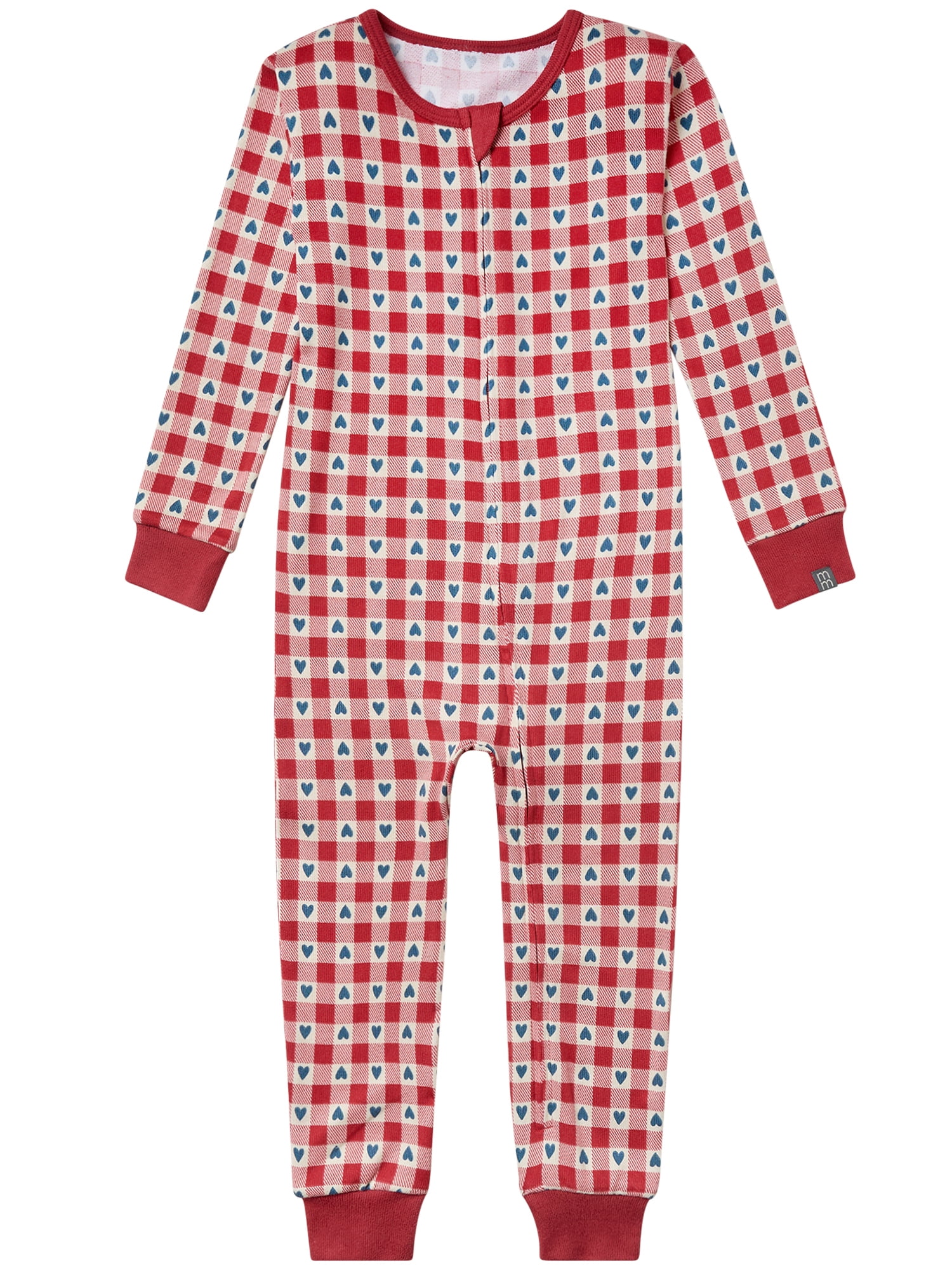 Modern Moments by Gerber Baby & Toddler Neutral Valentine´s Day Super Soft One-Piece Pajama, Sizes 0/3M-5T