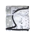 thumbnail image 1 of Modern Moments by Gerber Baby & Toddler Super Soft Patchwork Blanket, White Puppies, 1 of 10