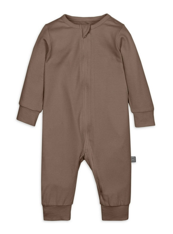 Modern Moments by Gerber Baby Unisex Super Soft Coverall, Sizes Newborn - 12 Months