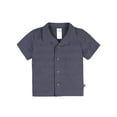 thumbnail image 1 of Modern Moments by Gerber Baby and Toddler Boy Button Up Organic Collar Top, Sizes 0/3 Months - 5T, 1 of 7