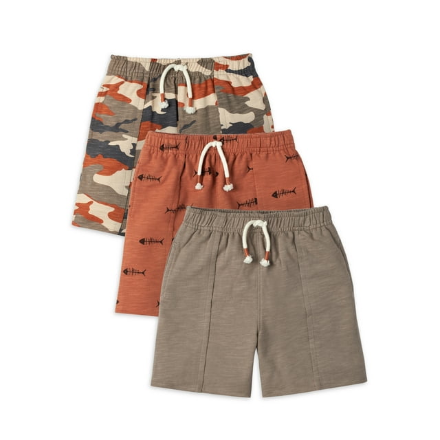 Modern Moments by Gerber Baby and Toddler Boy French Terry Shorts, 3