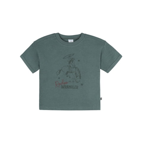Modern Moments by Gerber Baby and Toddler Boy Loose Fit Ringer Organic Top, Sizes 0/3 Months - 5T