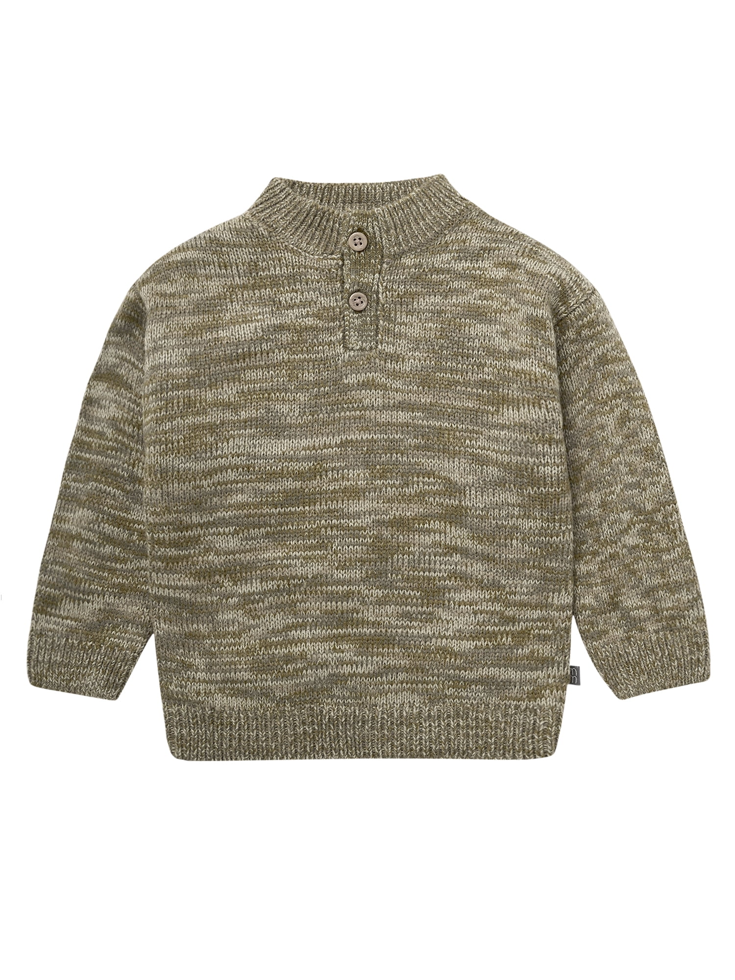 Modern Moments by Gerber Baby and Toddler Boy Mock Neck Sweater, Sizes 0/3 Months - 5T