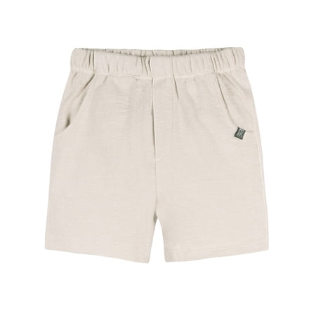 Modern Moments by Gerber Baby and Toddler Boy Organic Shorts with Pockets, Sizes 0/3 Months - 5T