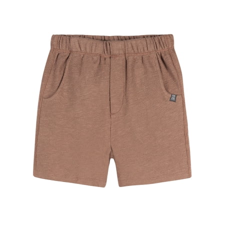 Modern Moments by Gerber Baby and Toddler Boy Organic Shorts with Pockets, Sizes 0/3 Months - 5T