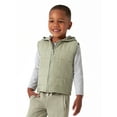 Modern Moments by Gerber Baby and Toddler Boy Quilted Hooded Zip Vest