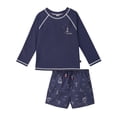 thumbnail image 1 of Modern Moments by Gerber Baby and Toddler Boy Long- Sleeve Rash Guard and Trunk Set, 2-Piece, Sizes 0/3M-5T, 1 of 9