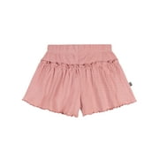Modern Moments by Gerber Baby and Toddler Girl Loose Ruffled Skirt Organic Short, Sizes 0/3 Months - 5T