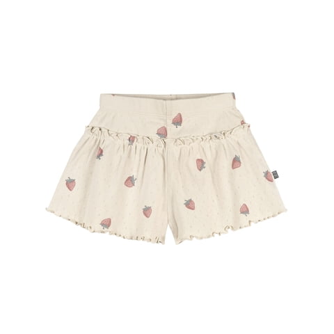 by Gerber Baby and Toddler Girl Loose Ruffled Skirt Organic Short, Sizes 0/3 Months - 5T