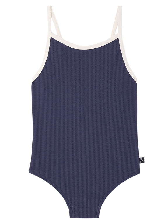 by Gerber Baby and Toddler Girl One-Piece Swimsuit with Bow, 0/3M-5T