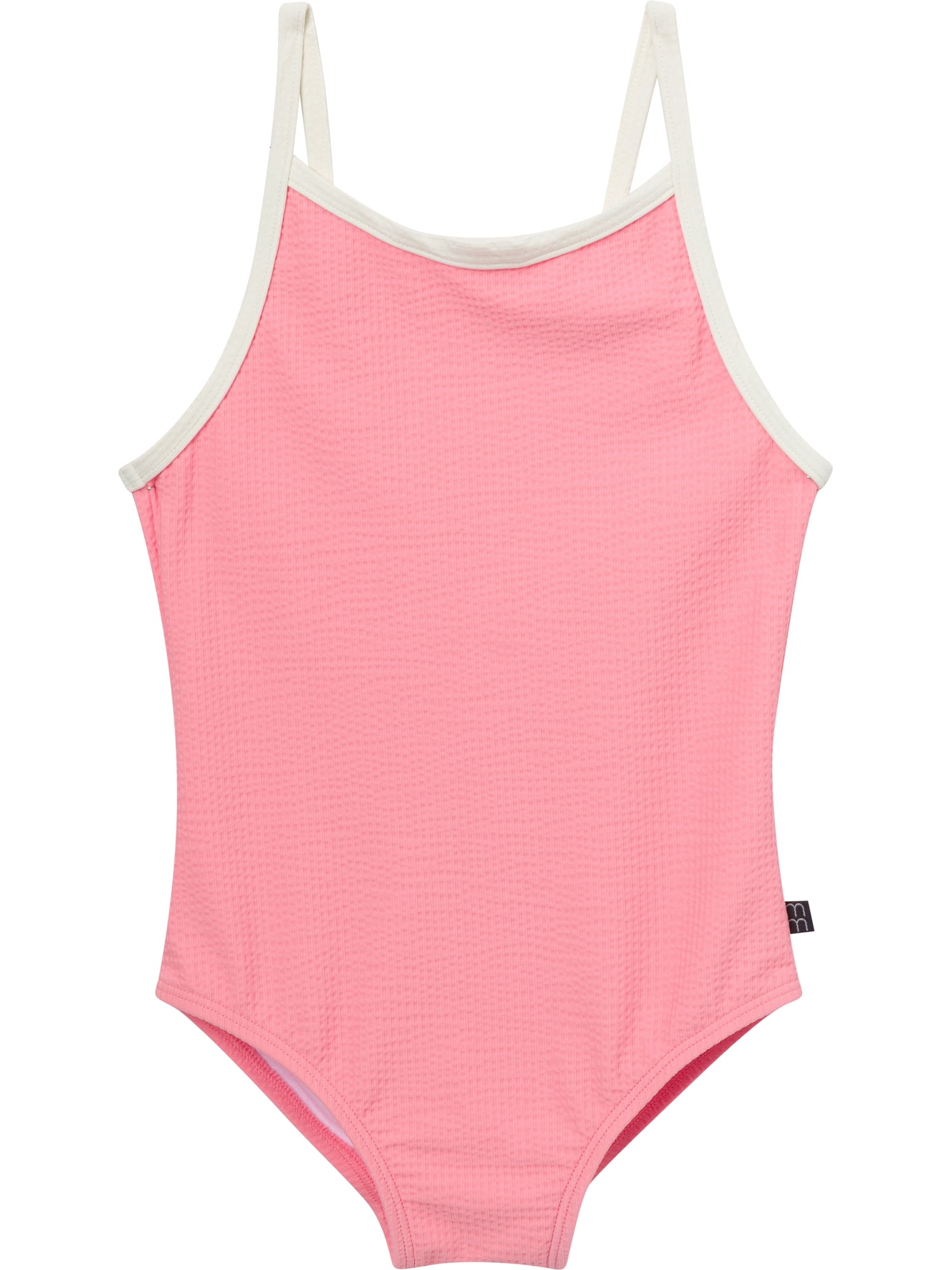 Modern Moments by Gerber Baby and Toddler Girl One-Piece Swimsuit with Bow, 0/3M-5T