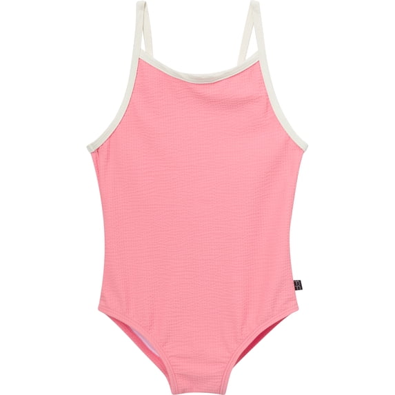 Modern Moments by Gerber Baby and Toddler Girl One-Piece Swimsuit with Bow, 0/3M-5T