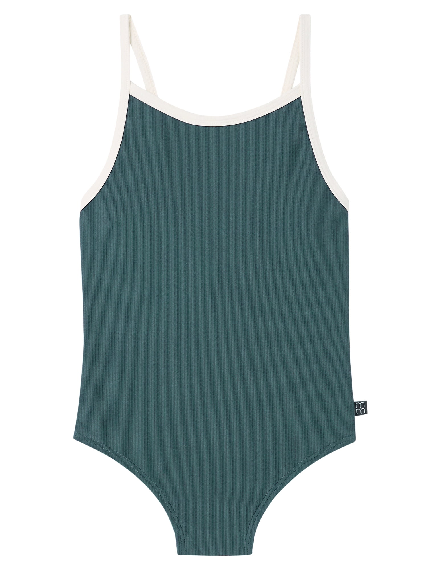 Modern Moments by Gerber Baby and Toddler Girl One-Piece Swimsuit with Bow, 0/3M-5T