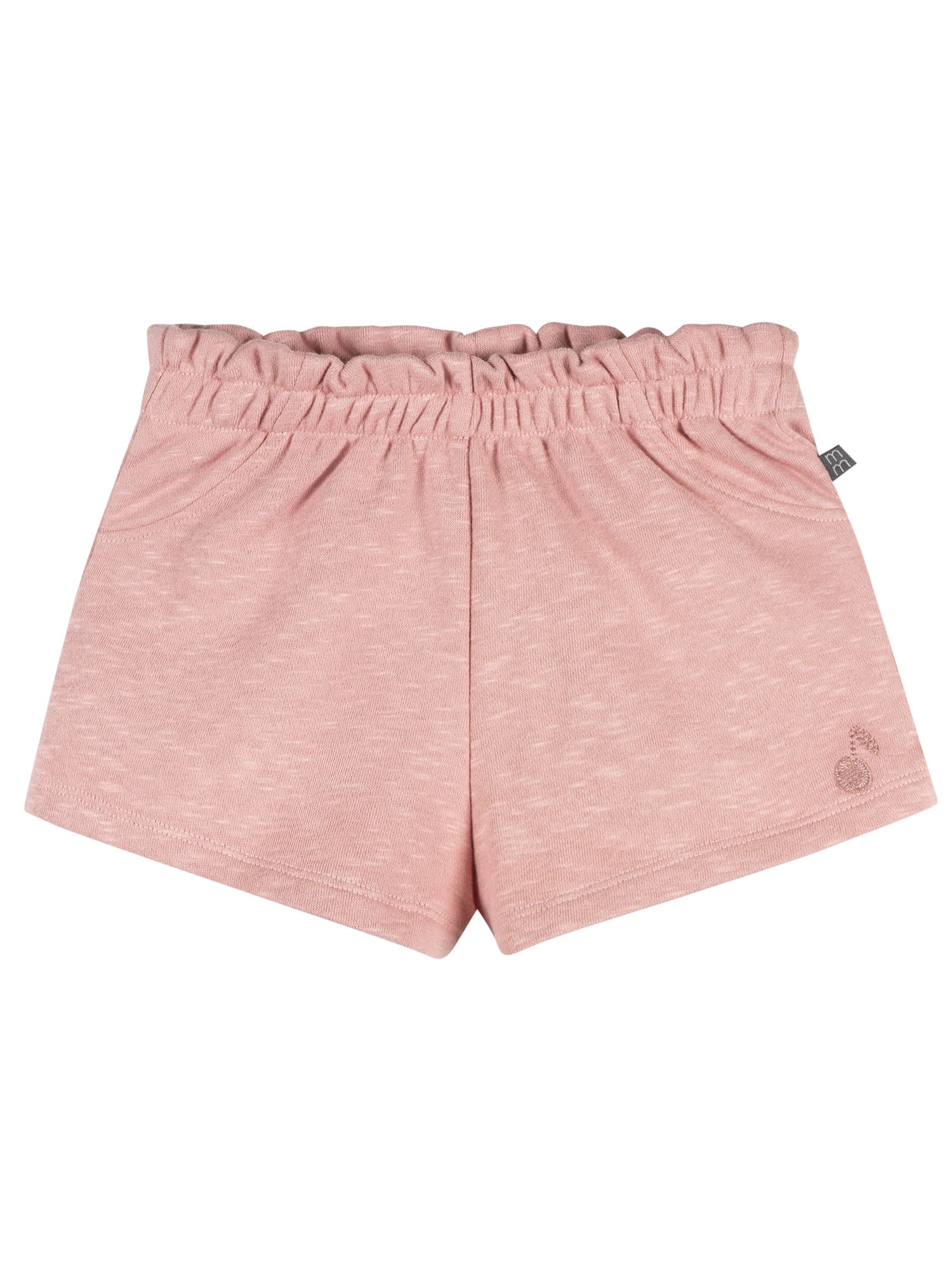Modern Moments by Gerber Baby and Toddler Girl Organic Loose Ruffled Short, Sizes 0/3 Months - 5T