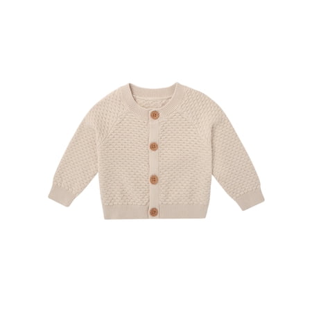 Modern Moments by Gerber Baby and Toddler Girl Sweater Knit Cardigan, Sizes 0/3 Months - 24 Months