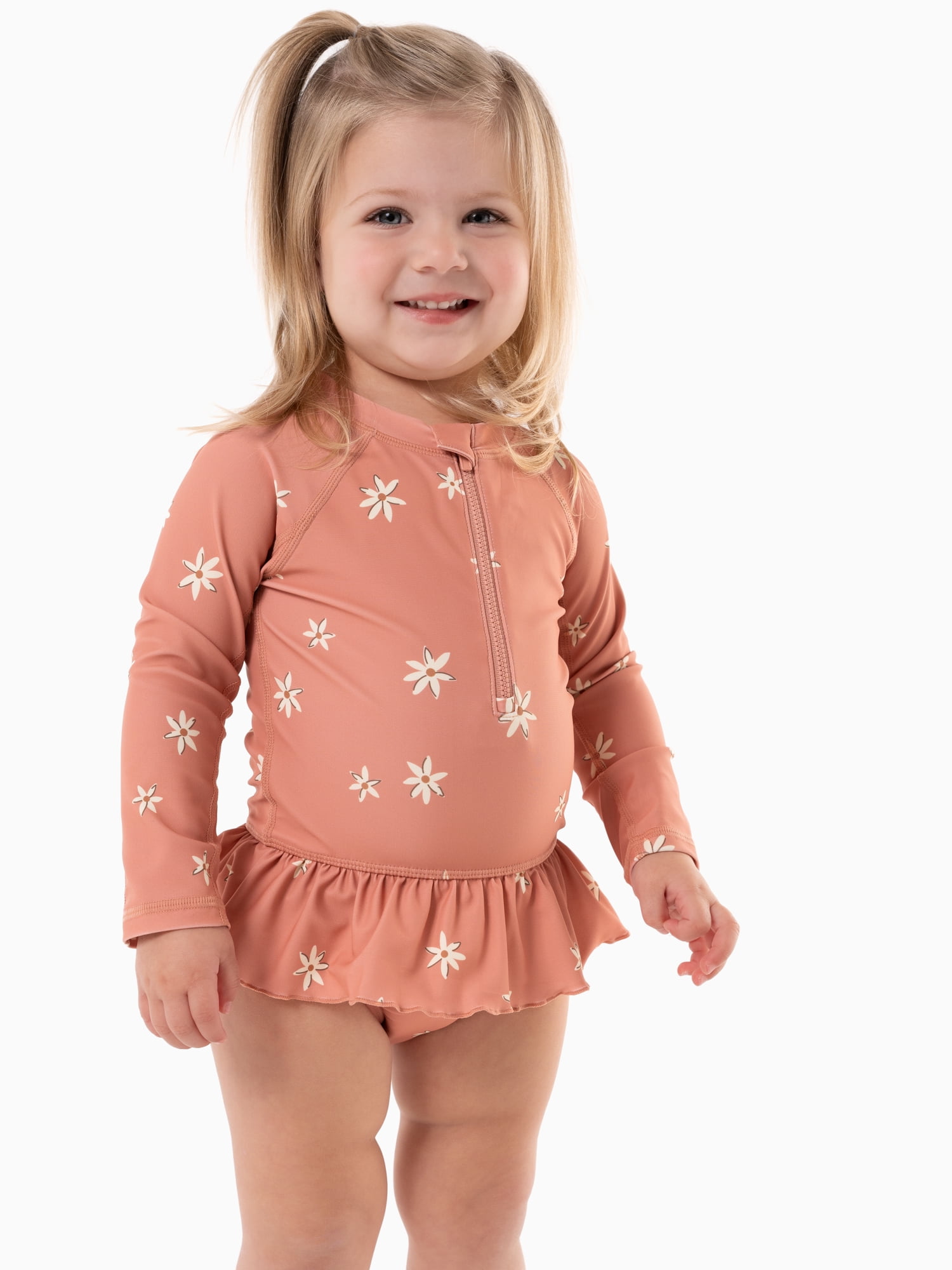 Modern Moments by Gerber Baby and Toddler Girl Swimsuit, Sizes 12M 5T