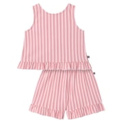 by Gerber Baby and Toddler Girl Tank Outfit Set, 2-Piece, Sizes /3 Months - 5T