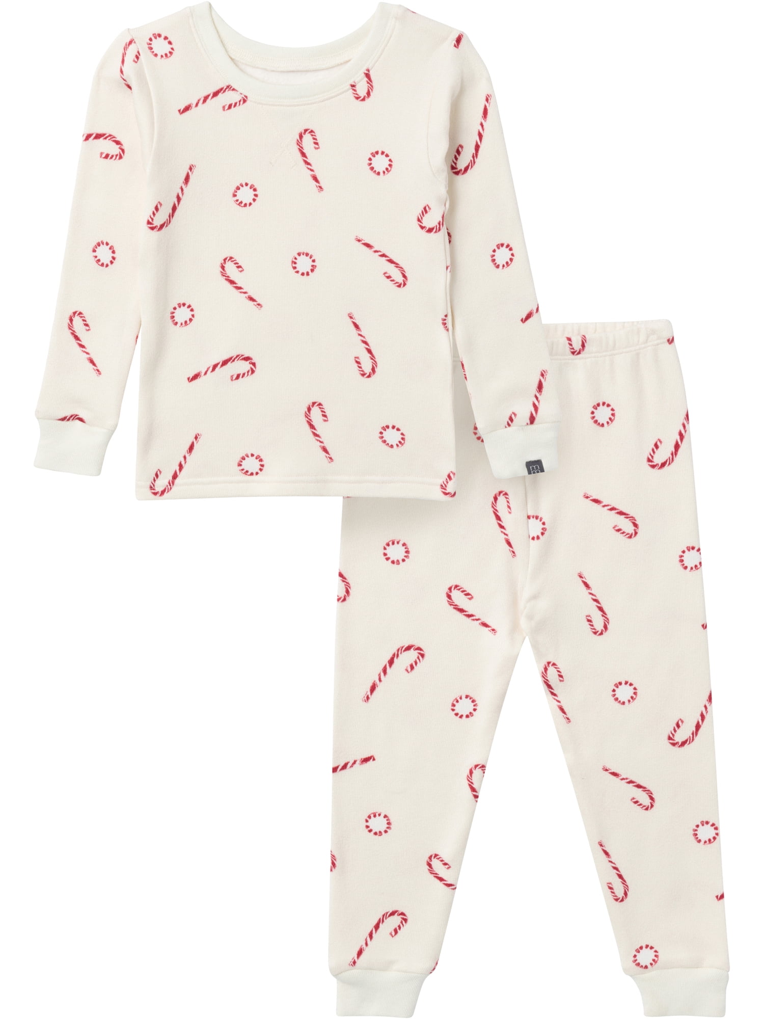 Modern Moments by Gerber Gender Neutral Tight Fitting Christmas Pajama Set, 2-Piece, Sizes 12 Months - 12 Kids
