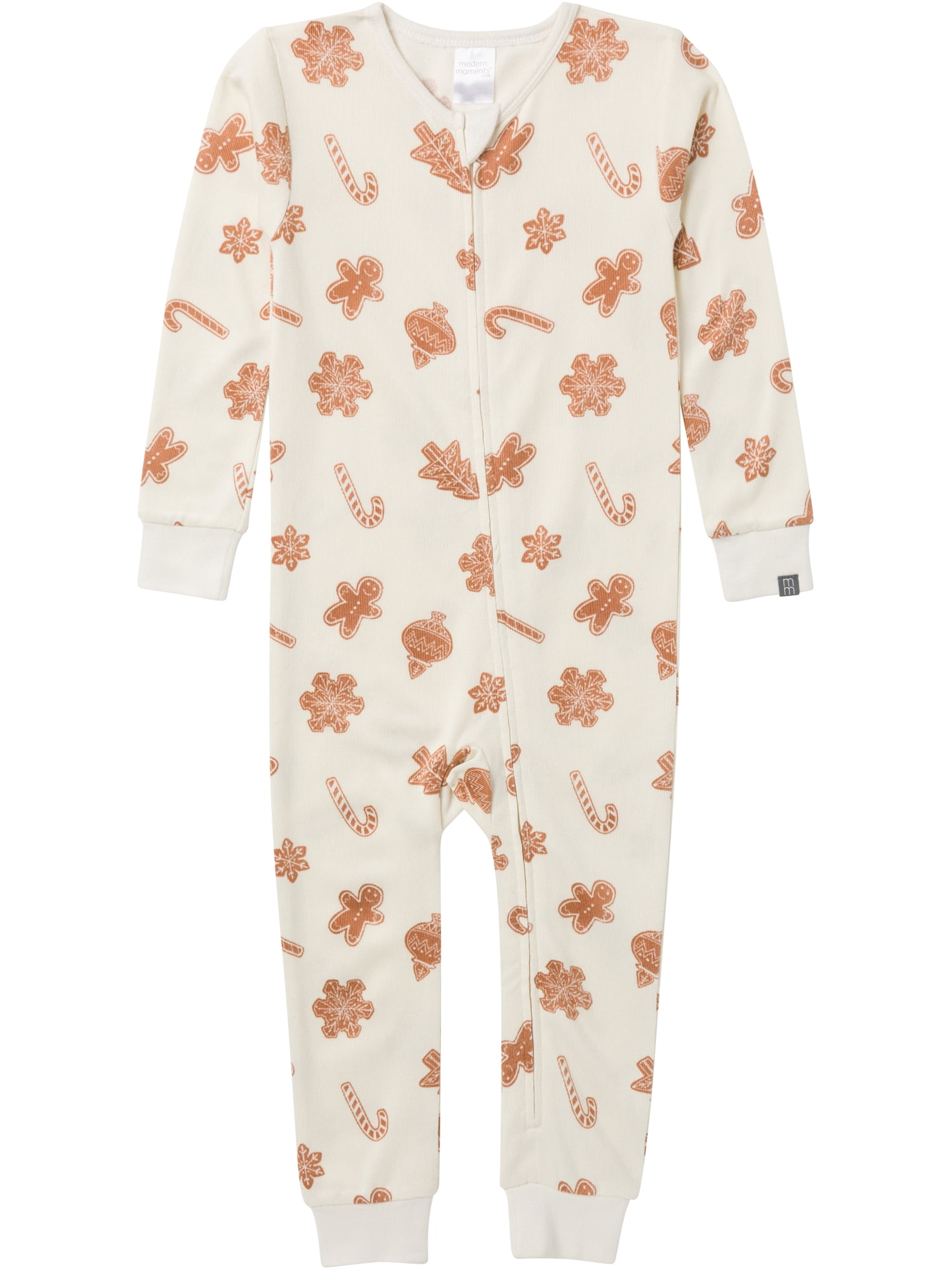 Modern Moments by Gerber Baby's Christmas One-Piece Pajamas, Sizes 12M-5T