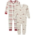thumbnail image 1 of Modern Moments by Gerber Christmas One-Piece Pajamas, 2-Pack, Sizes 12 Months - 5T, 1 of 16