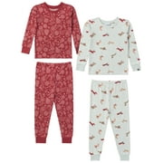 MODERN MOMENTS by Gerber Christmas Pajamas, 4-Piece, Sizes 12 Months - 5T