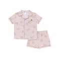 thumbnail image 1 of Modern Moments by Gerber Gender Neutral Coat Pajama Short Set, 2-Piece, Sizes 12 Months - 5T, 1 of 8